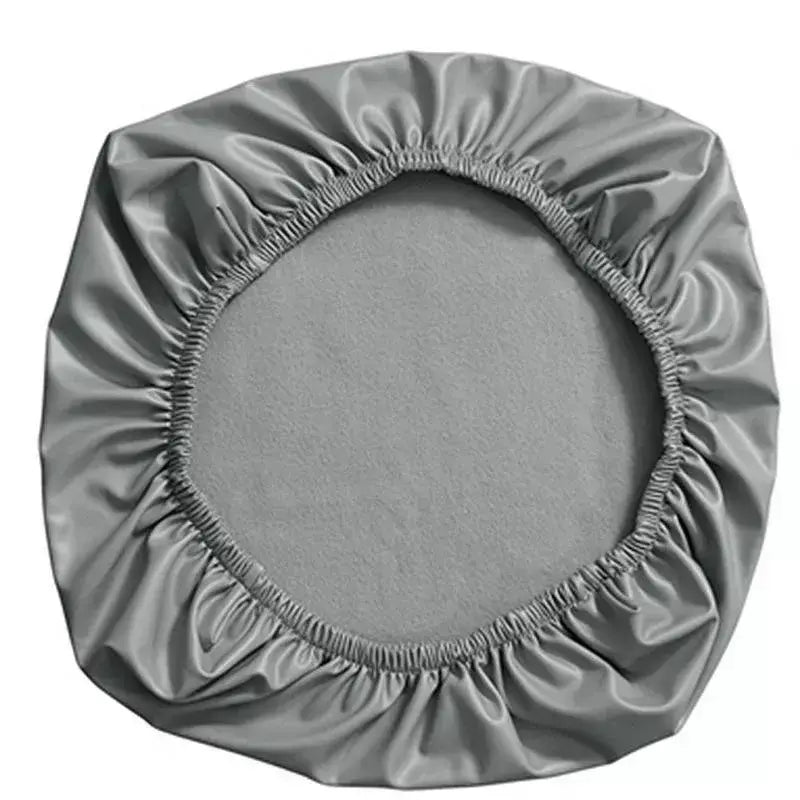 Capa de assento de cadeira de couro pu elástica 38-52cm para casa escritório hotel cadeira capa de assento protetor de assento de jantar slipcover