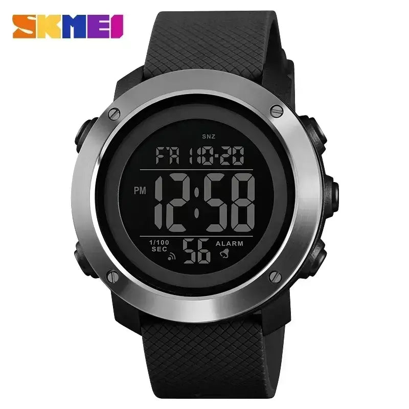Skmei 1426 montre masculino despertador moda relógio digital relogio masculino esporte relógio masculino marca de luxo 5bar relógios à prova dwaterproof água