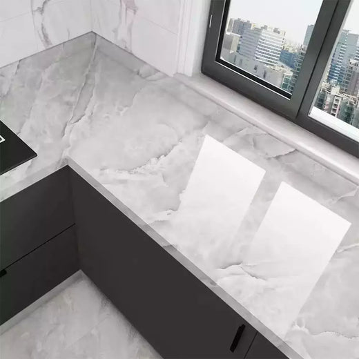 Papel de parede autoadesivo de mármore, Oil Proof, Adesivos em rolos para cozinha, Impermeável, Papel de contato para parede do banheiro