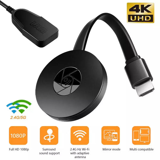 Para google chromecast wifi hdmi dongle 1080p/4k hd mídia streamer tv vara para smart tv ios android entretenimento em casa inteligente