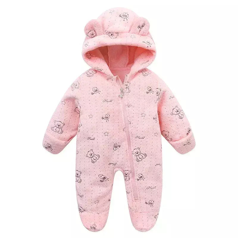 Roupas de bebê recém-nascido flanela outono inverno bebê meninos meninas macacão dos desenhos animados recém-nascido bodysuit macio quente para bebês 0-12m