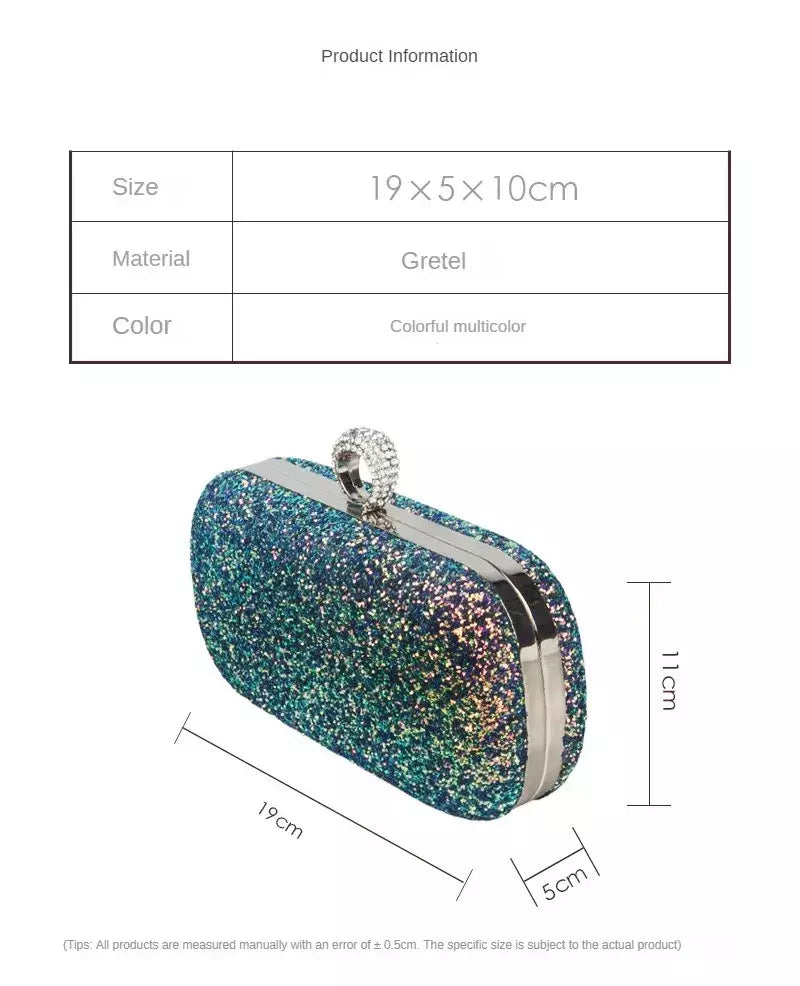 Evening Pink Clutch Purse Mulheres Bling Lantejoulas Bolsas 2023 Novo Designer De Moda Saco De Telefone De Luxo Crossbody Pequeno Saco De Designer