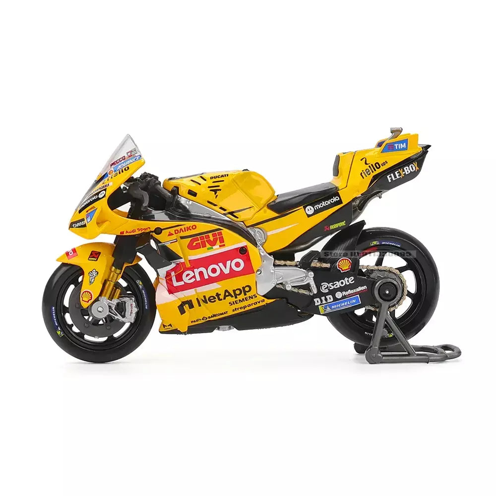 Maisto 1:18 NOVA Equipe Ducati Lenovo 2023 # 1 Bagnaia Champion Moto GP Racing fundição liga modelo de motocicleta coleção presente brinquedo