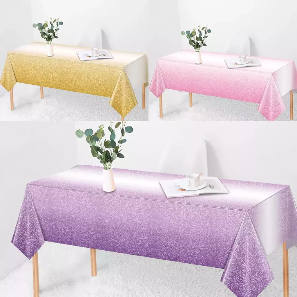 Toalha De Mesa Monocromática Descartável, Cobertura De Mesa, Trapos, Retângulo, Impermeável, DIY, Festa De Aniversário, Casamento, Natal