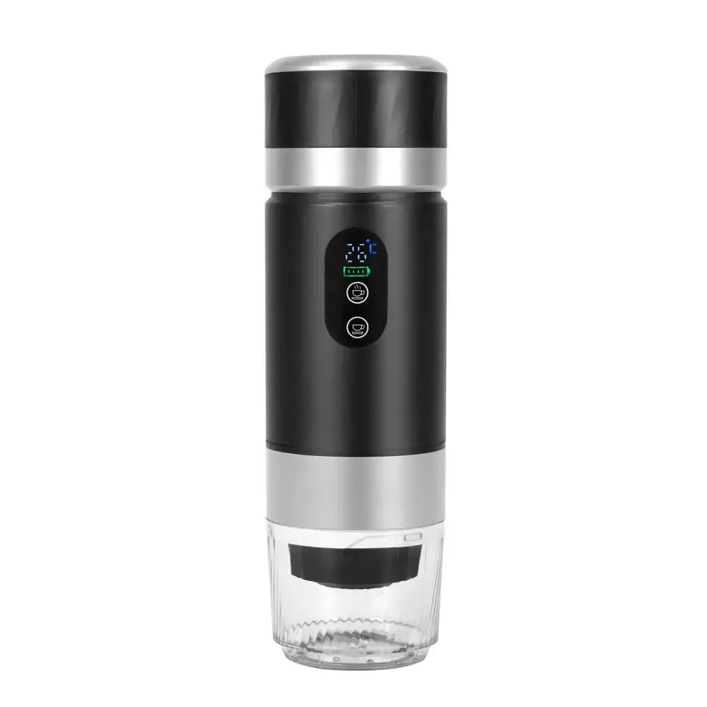 Máquina de café expresso elétrica portátil 72w, para carro e casa, acampamento, cafeteira 3 em 1, cápsula em pó, viagem, cafeteira