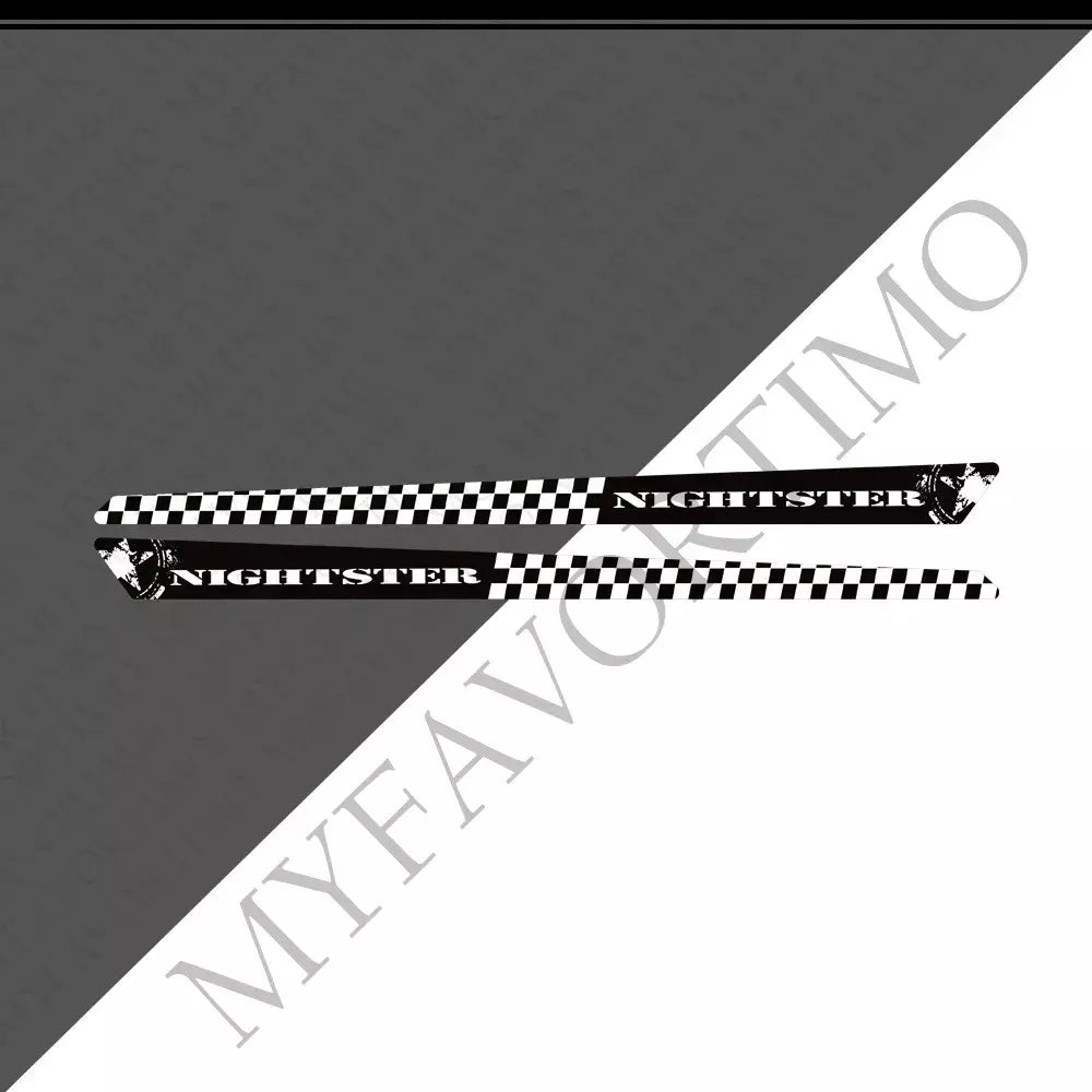 Para harley davidson nightster 975 rh975 adesivos decalques protetor tanque almofada kit joelho corpo fender escudo escape 2022-23
