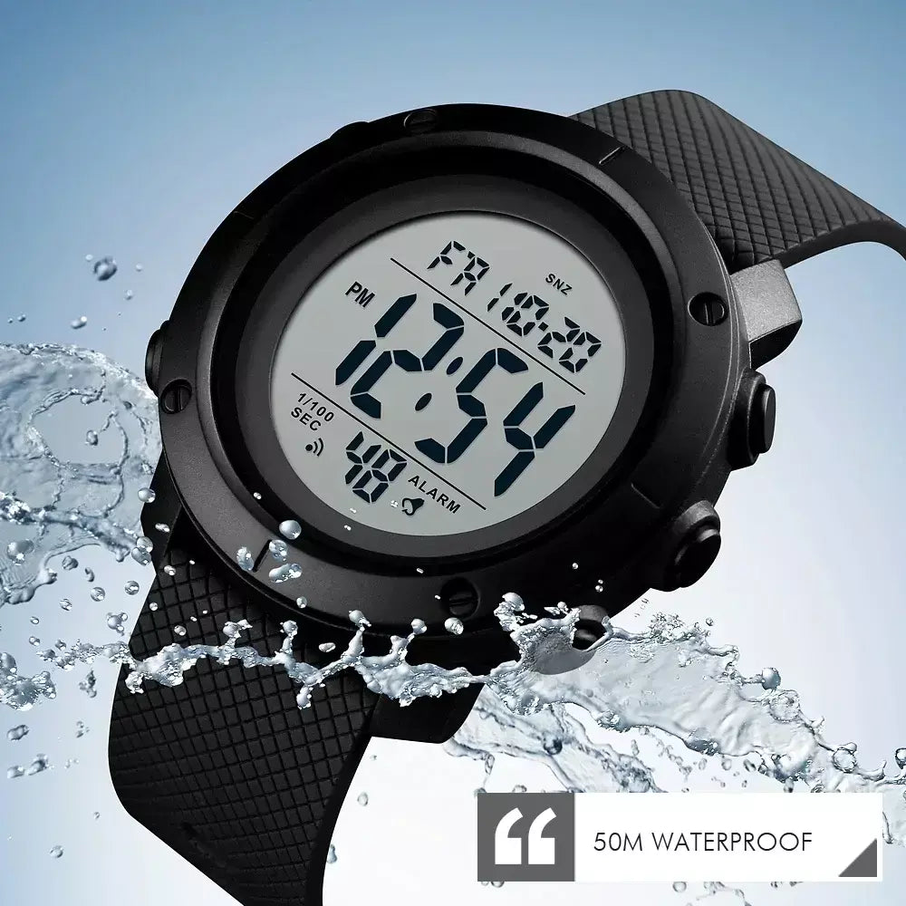 Skmei 1426 montre masculino despertador moda relógio digital relogio masculino esporte relógio masculino marca de luxo 5bar relógios à prova dwaterproof água