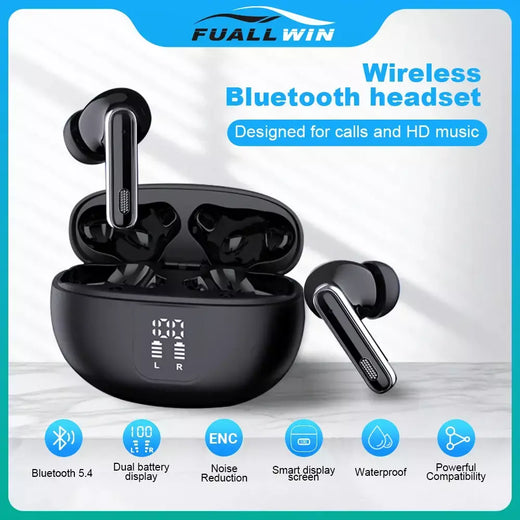 Fones de ouvido sem fio intra-auriculares fones de ouvido bluetooth sem fio ipx7 à prova d'água para telefone tablet esportes e exercícios