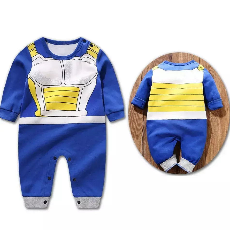 Bebê anime roupas vegeta macacão recém-nascido kuririn roshi roupa de treinamento infantil crianças halloween dos desenhos animados cosplay traje macacão