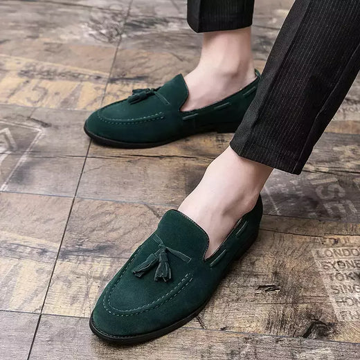 Mocassim preto masculino, mocassim de pedal único, sapato de vestido de negócios marrom, vestido de noiva italiano, tamanho 38-48, novo