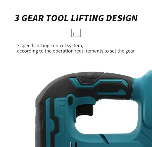 Makita DJV182Z 340W Serra de vaivém sem escova 18V sem bateria com lâmina de serra Alça de barril sem fio Ferramenta elétrica portátil para carpinteiro