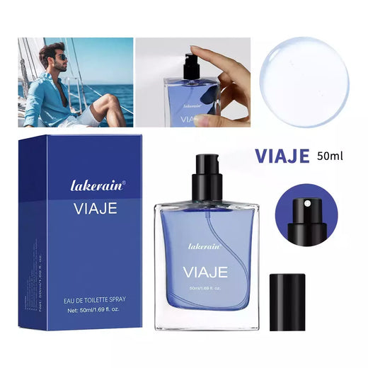 Voyage Colônia para Homens e Mulheres, Perfume Frutado Romântico Fresco, Notas Aquáticas De Madeira De Maçã, Perfume Masculino De Feromônios, Atrair Masculino