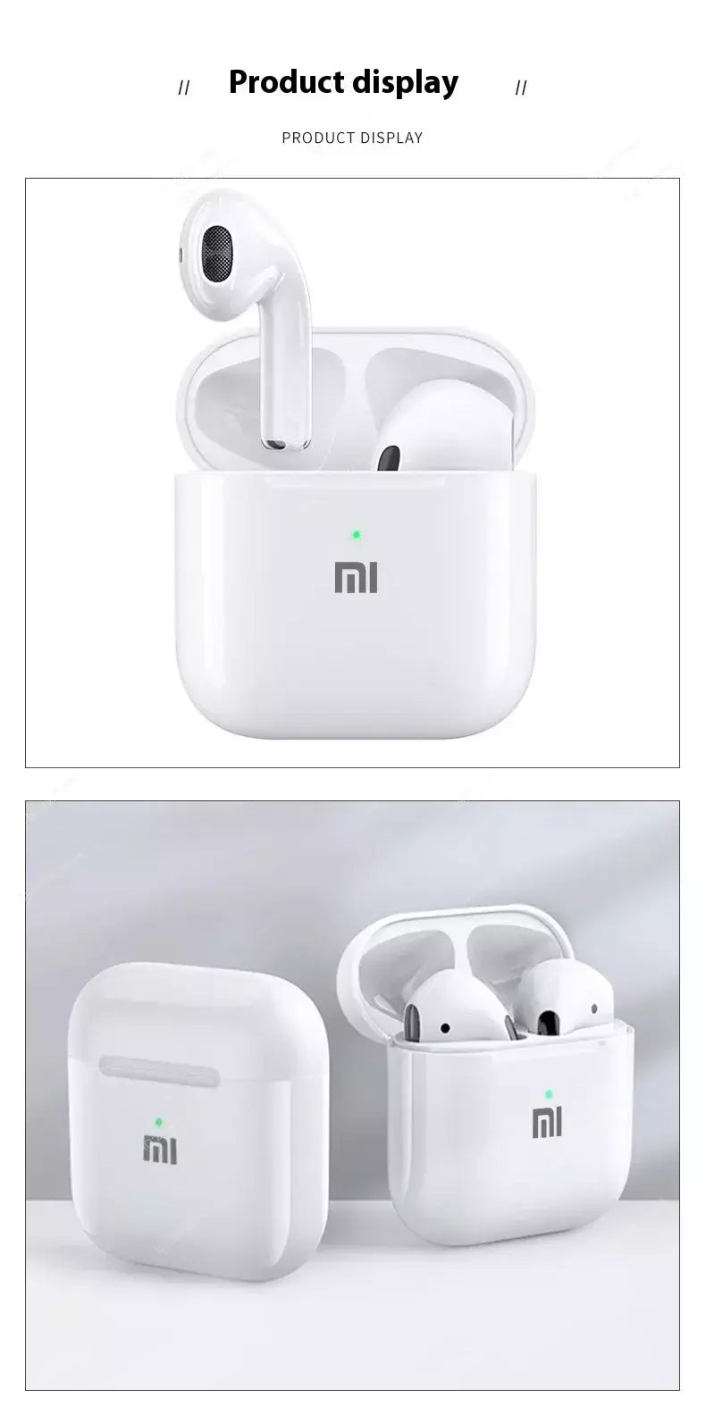 Xiaomi fone de ouvido sem fio bluetooth design elegante qualidade de som superior bateria de longa duração ajuste confortável para ouvir durante todo o dia