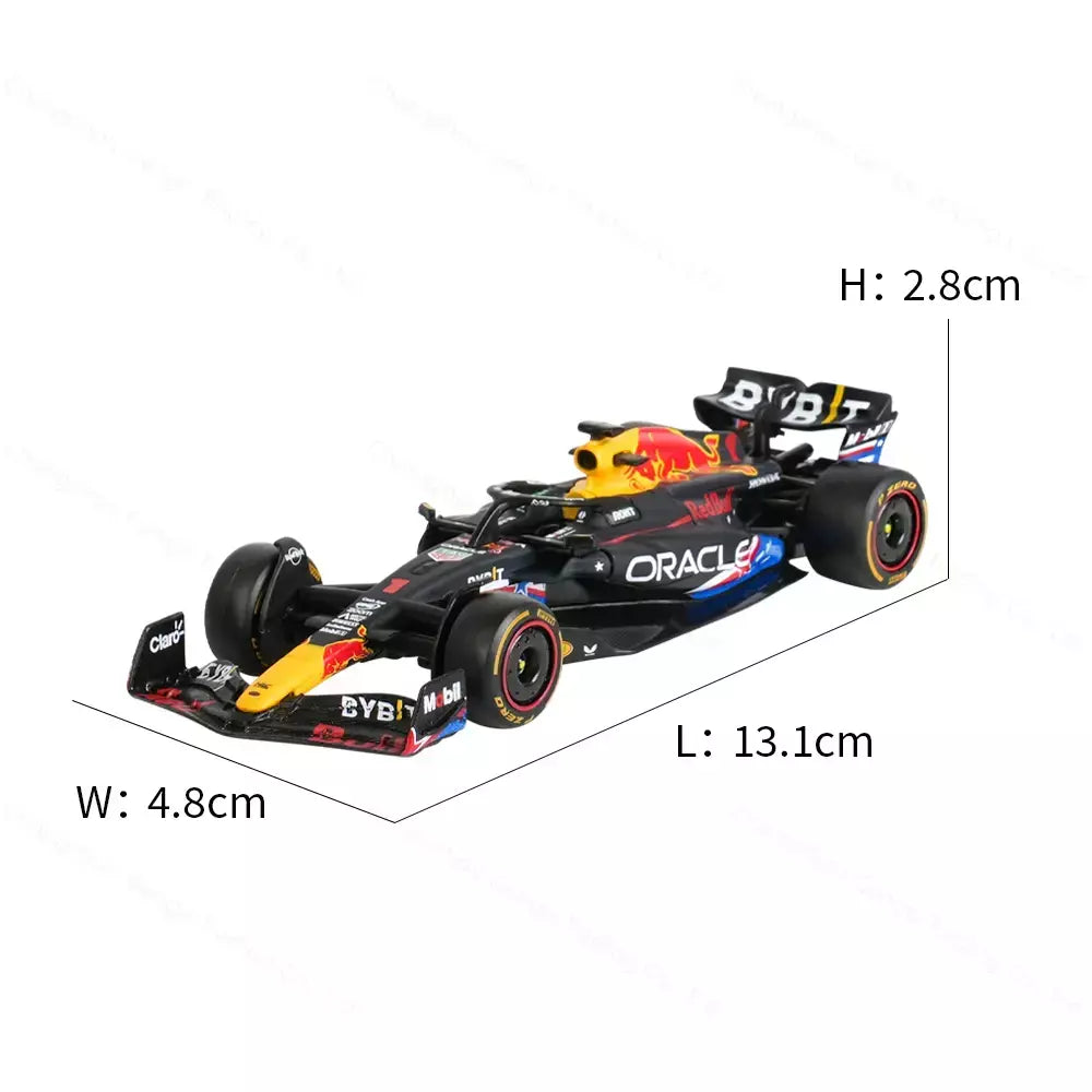 Bburago 1:43 Redbull 2023 RB19 Austin Miami Las Vegas GP # 1 # 11 F1 Racing Formula Car Simulação Estática Diecast Alloy Model Car