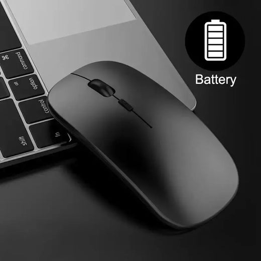 Mouse para jogos sem fio com modo único, Mouse de bateria com receptor USB, DPI ajustável, apto para PC, laptop, notebook, casa e escritório, 2.4GHz
