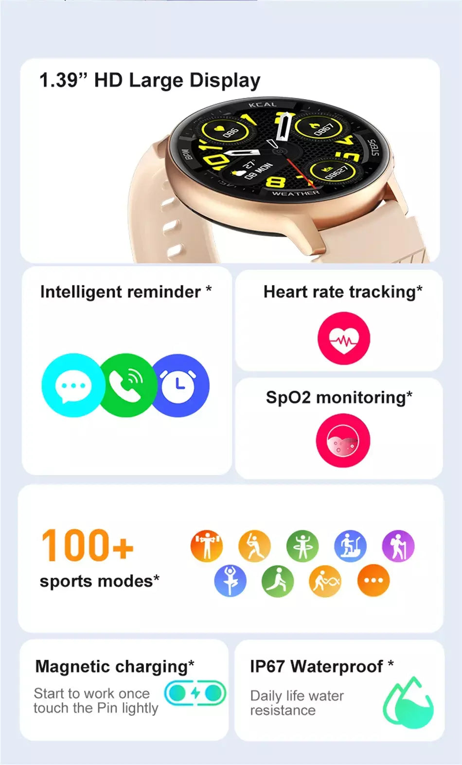 Xiaomi chamada relógio inteligente feminino mostrador personalizado relógios de aço masculino esportes rastreador fitness freqüência cardíaca smartwatch para android