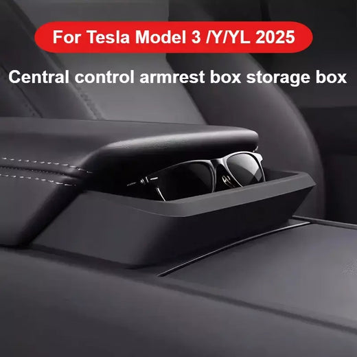 Para tesla modelo y juniper modelo 3 highland caixa de apoio de braço óculos de sol saco de armazenamento caso de armazenamento de silicone