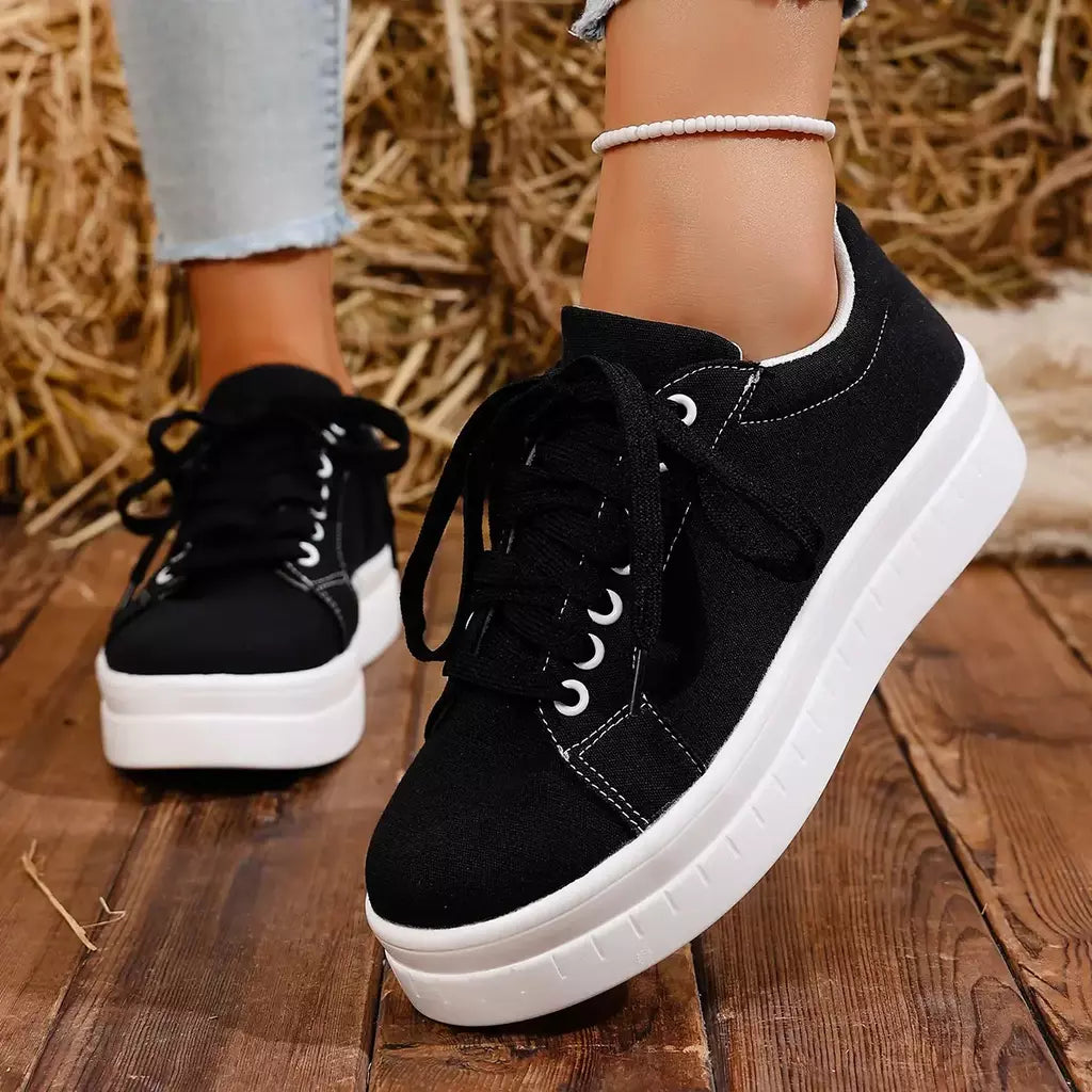 Mulheres tênis 2025 nova moda sapatos casuais femme verão designer tênis feminino rendas até plataforma tênis esporte sapatos femininos