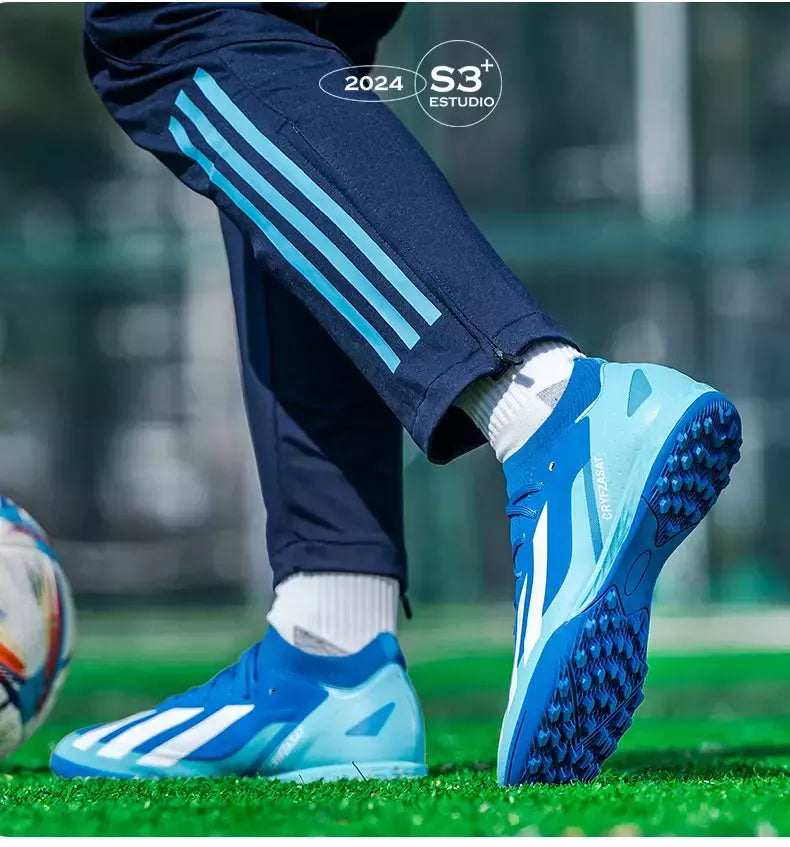 Tênis de treinamento interno profissional para homens, sapatos de futebol originais, botas de campo, ao ar livre, grampos sociais, rápidos