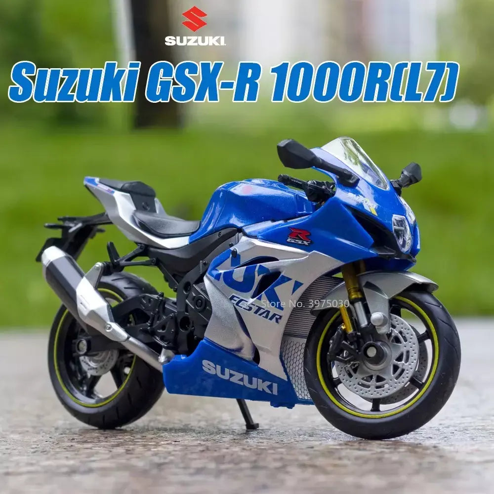 1:12 apulia rsv4 suzuki gsx liga modelo de carro da motocicleta brinquedos diecast roda dianteira direção suspensão da roda traseira presentes das crianças