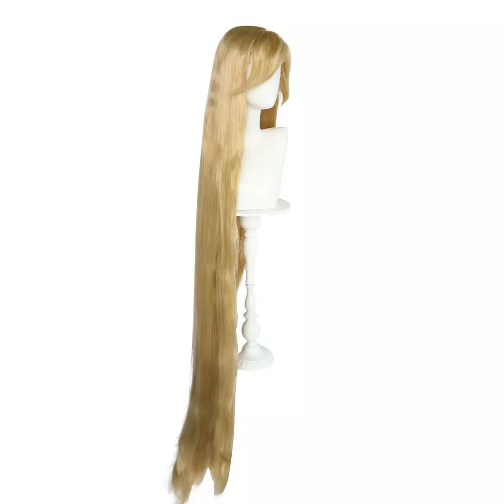 Peruca Loira Sintética Peruca Extra Longo Princesa Cabelo para As Mulheres Cosplay Daily Holiday Party Costume Perucas