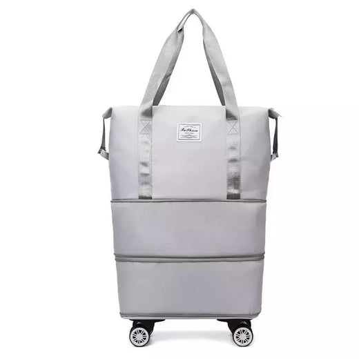 Saco De Duffle Expansível Impermeável, Grande Capacidade, Roda Universal, Viagem De Negócios, Esperando Armazenamento De Nascimento, Viagem