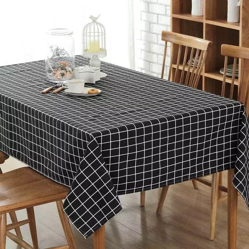Toalha De Mesa De Linho Simples Nórdico, Festa Em Casa, Casamento, Antifouling Table Mat, Decoração De Mesa De Jantar Retangular, Novo