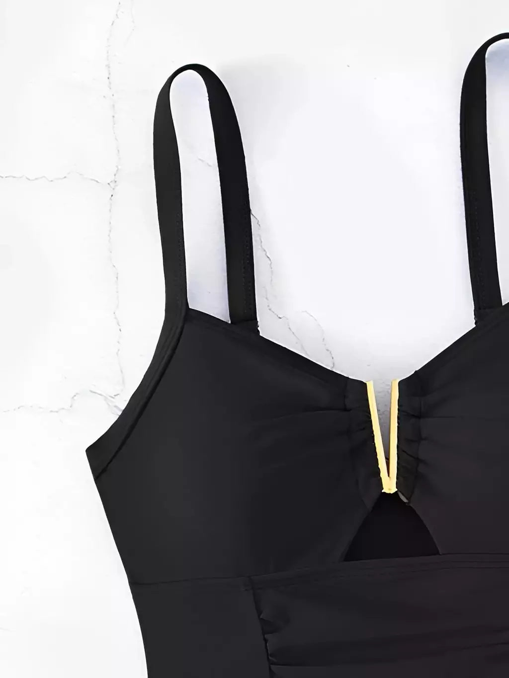 Maiô frente Ruched feminino, One Piece Swimwear, Fato de banho sexy, Roupa de praia feminina, Banho de natação, Monokini, Cortar fora, 2021