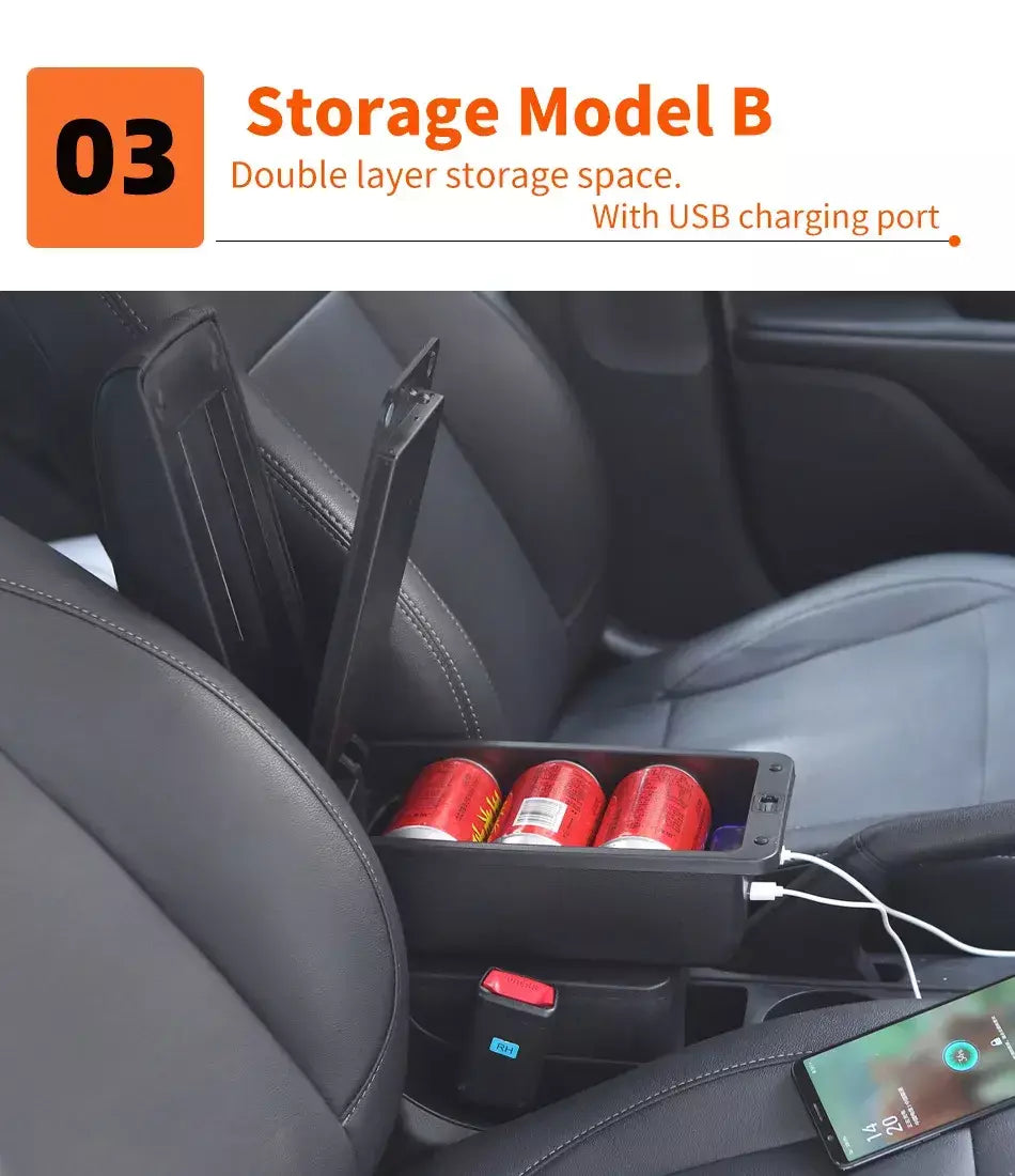 Caixa do braço do carro para Renault, Renault Clio 4, Captur, 3, III, IV, Acessórios do carro, Peças de armazenamento, Dedicado, Retrofit Interior