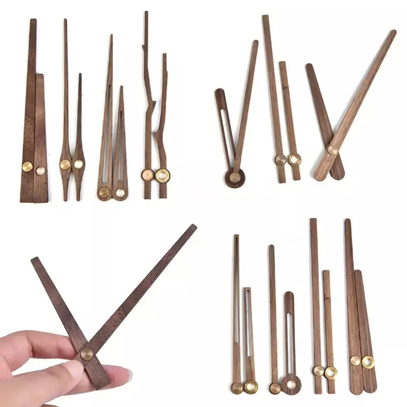 Mãos De Relógio De Parede De Madeira Para DIY, Agulha De Relógio, Peça De Substituição De Quartzo, Acessórios Artesanais, 12 em, 1PC