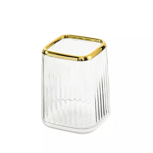Organizadores De Maquiagem De Luxo Desktop Cosméticos Escova De Armazenamento Caixa De Escritório Caneta Caso Make Up Brushes Organizador Batom Diversos Titular