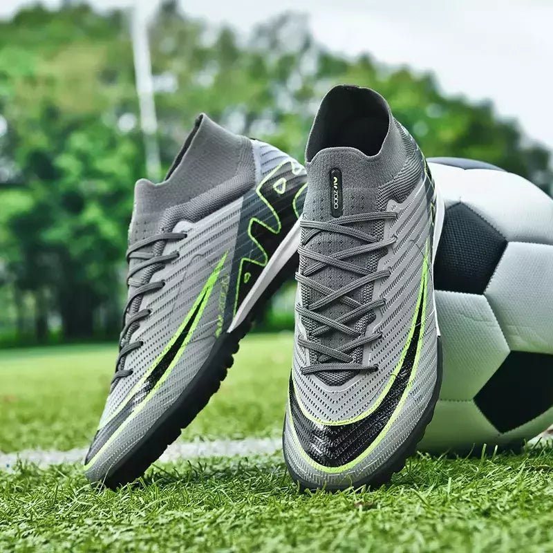 Sapatos de futebol antiderrapantes profissionais para homens, botas de treinamento Grass Society, grampos de qualidade superior, botas originais, novos