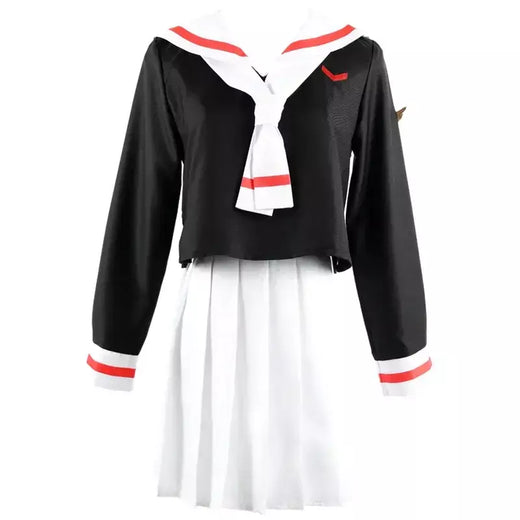 Anime cardcaptor sakura cartão captor kinomoto sakura li syaoran cosplay traje uniforme escolar homem mulher campus terno de marinheiro