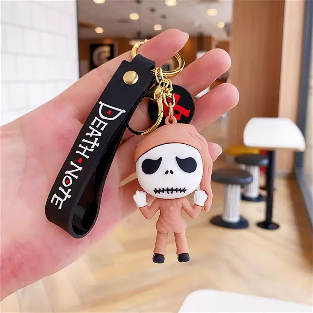 Disney pesadelo antes do natal chaveiro personagem aterrorizante figuras dos desenhos animados bonito chave pingente mochila decorações brinquedo presente