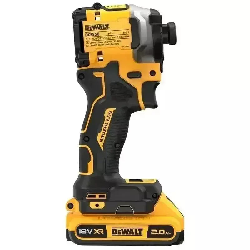 Dewalt dcf850 driver de impacto elétrico 20v bateria de lítio sem escova chaves de fenda ferramentas de alto torque ?