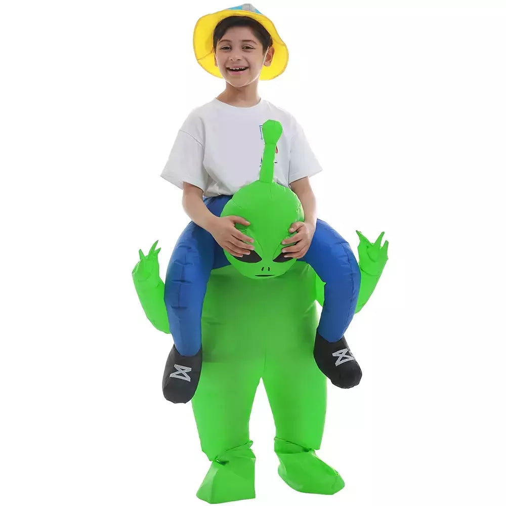 Adulto et alienígena traje inflável engraçado ternos extravagantes vestido morte fantasma purim halloween carnaval anime festa cosplay trajes