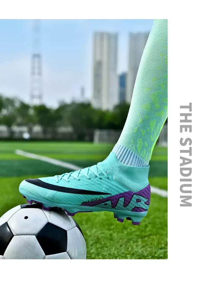 Botas de Campo de Futebol masculino, Treino Grama, Futsal, Sapatos de Futebol, Chuteiras Leves, Ao ar livre, Qualidade, Novo, Original