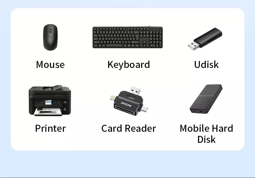 Unnlink 4K 240Hz HDMI + DP Dual Monitor KVM Switch 2 Monitor 2 Computador 8K 60Hz com USB 3.0 para Win/Mac PC Share Mouse Teclado