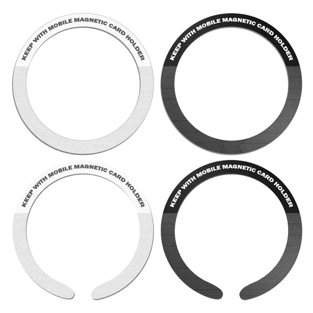 Anel de placa magnética universal, adesivo de metal para celular, suporte para carregador sem fio, folha de placa de metal para suporte magnético para carro