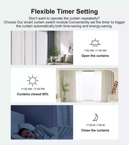 GIRIER-Módulo Interruptor Tuya Cortina inteligente, Wi-Fi, RF433, obturador de rolo elétrico, motor cego, 1 Gang, funciona com Alexa, Alice, Google Home