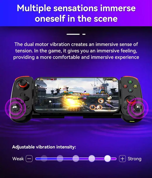 Gamepad sem fio para ps4/ps5/xbox/switch/pc d6dp alongamento controlador de jogo extensível bluetooth-acessórios de jogo compatíveis