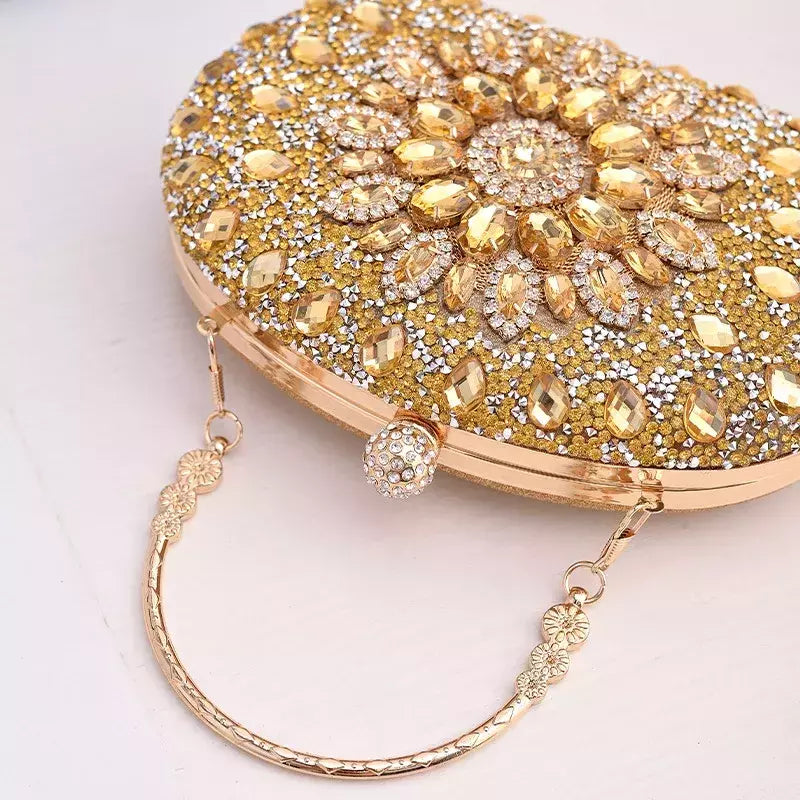 Bolsa crossbody redonda pequena para mulheres, bolsas verdes, embreagem de cristal, bolsa de diamante para casamentos, designers de luxo, carteiras, 2023