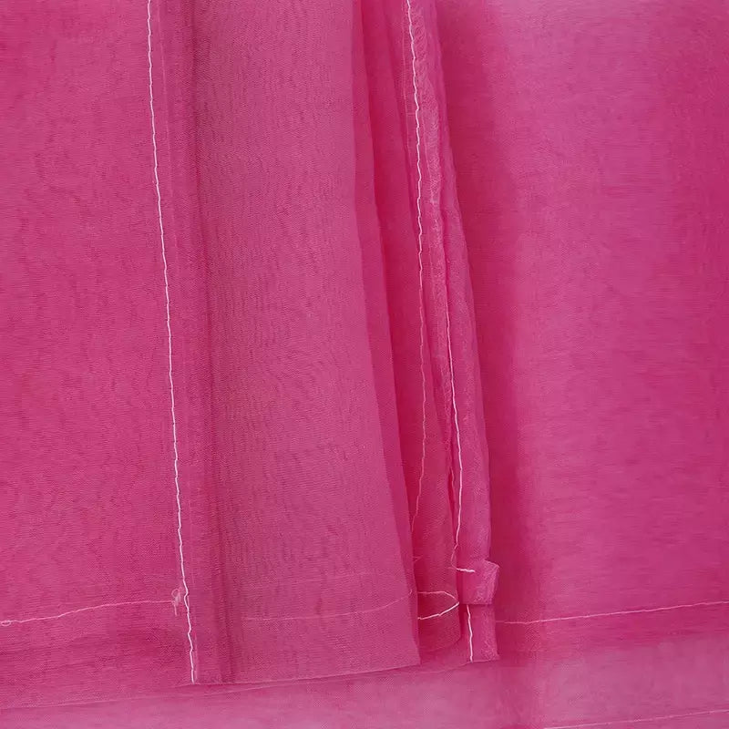Romântico Quarto Gaze Cortina, Sala, Home Decor, Janela Sheer, Voile Cortinas, Janelas Tulle, Cortinas de porta