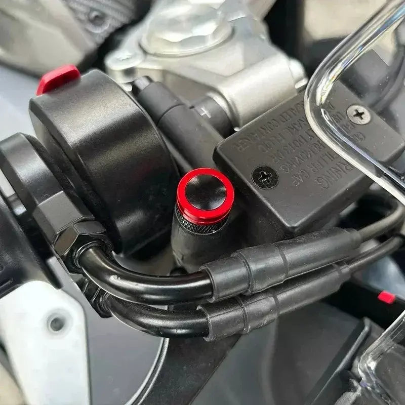 2 peças para royal enfield bala/meteor/clássico 350 500 interceptor 650 continental gt 535 himalayan 411 400 plugue de buraco de espelho