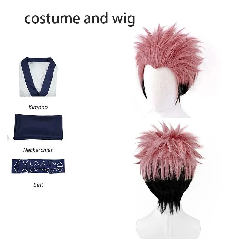 Ryomen sukuna cosplay traje adulto roupas japão sukuna quimono hanfu para halloween carnaval anime comin roupas jk papel