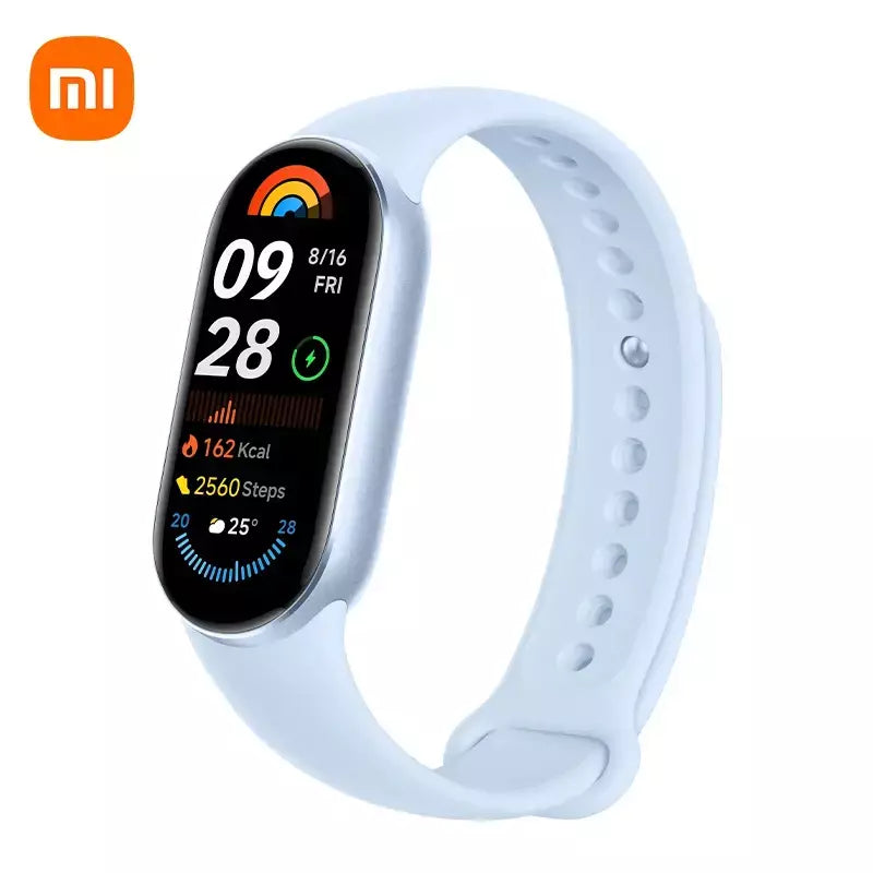 Versão global xiaomi banda inteligente 9 1.62 display amoled spo2 monitoramento 21 dias de vida útil da bateria mais de 150 modos esportivos smartband