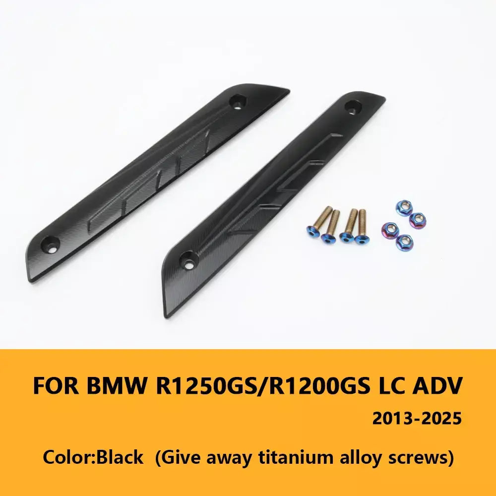 Kit de suporte de tira pára-brisas r 1200 1250 gs aventura 2013-2025 motocicleta pára-brisa guarnição de alumínio para bmw r1200gs r1250gs adv