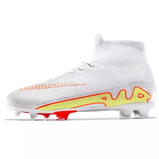 Chaveiros antiderrapantes masculinos de tornozelo, sapatos clássicos de futebol, tênis profissional, treinamento de grama, campo, FG, TF