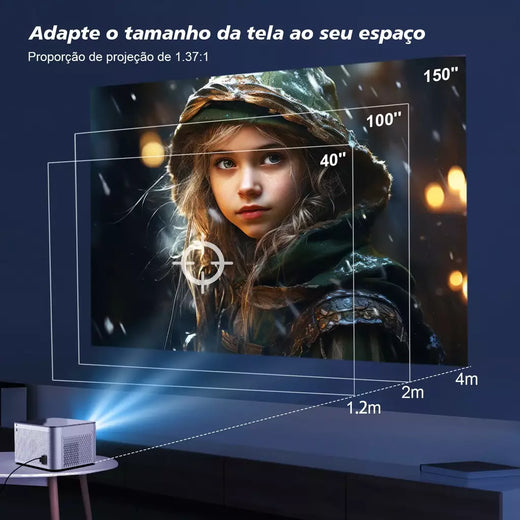 Magcubic foco automático hy350 android 11 4k hd 1920*1080p wifi6 580ansi allwinner h713 32g controle de voz bt5.0 projetor de cinema em casa