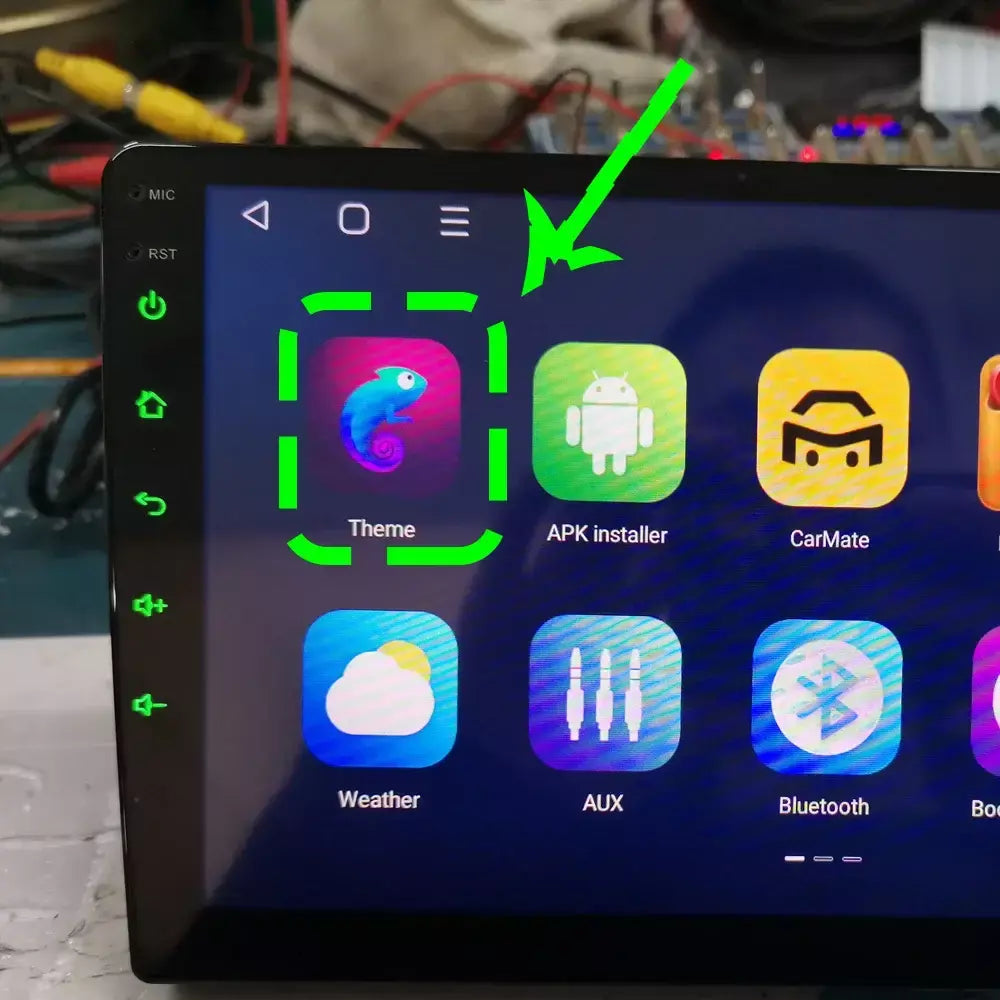 Código UI ativo para Toparea Car Android Tema UI para Tesla TS7 TS18 TS10 7/9/10.1 /13.1/12.3 polegadas Tema on-line multimídia